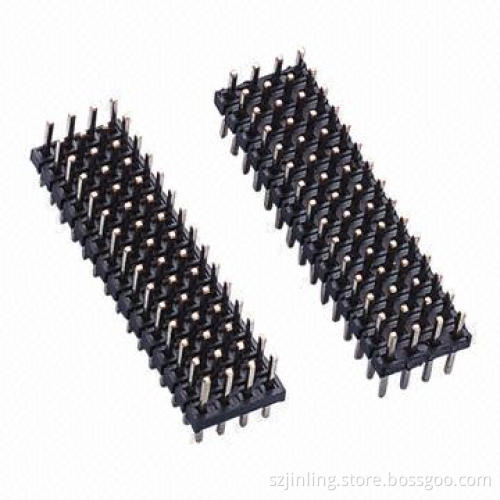 Quad Rows, 2.54mm Pitch Pin Header Straight (Right) Angle